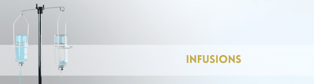 Banner promoting infusion aesthetic treatments in Malaysia for skin rejuvenation and hydration