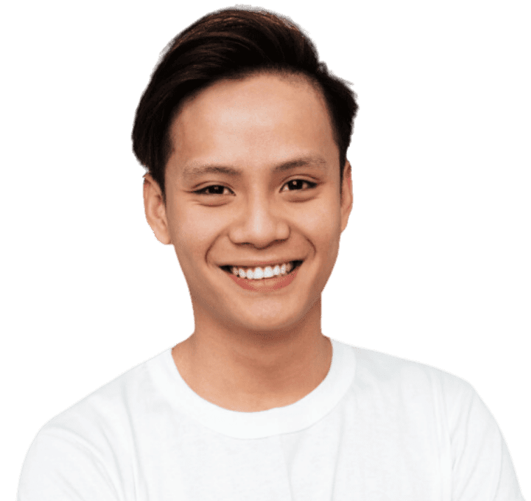 Handsome Man Smiling Confidently